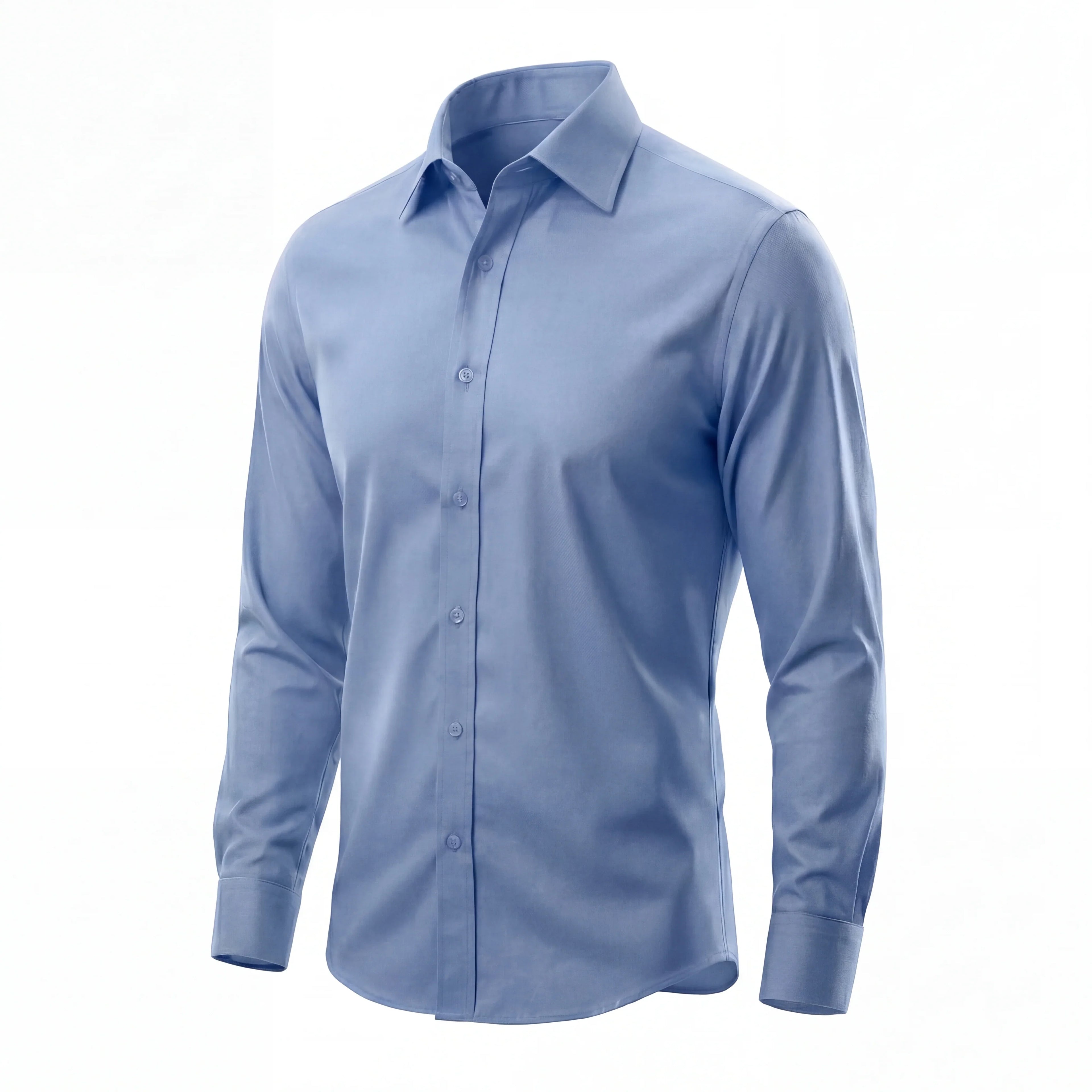 Non-Iron Wrinkle-Resistant Dress Shirt, Memory-Fibre Stretch Fabric — IronlessForm