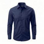 Non-Iron Wrinkle-Resistant Dress Shirt, Memory-Fibre Stretch Fabric — IronlessForm