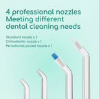 Irrigador oral portátil e kit de branqueamento para limpeza dos dentes | Fioriscas