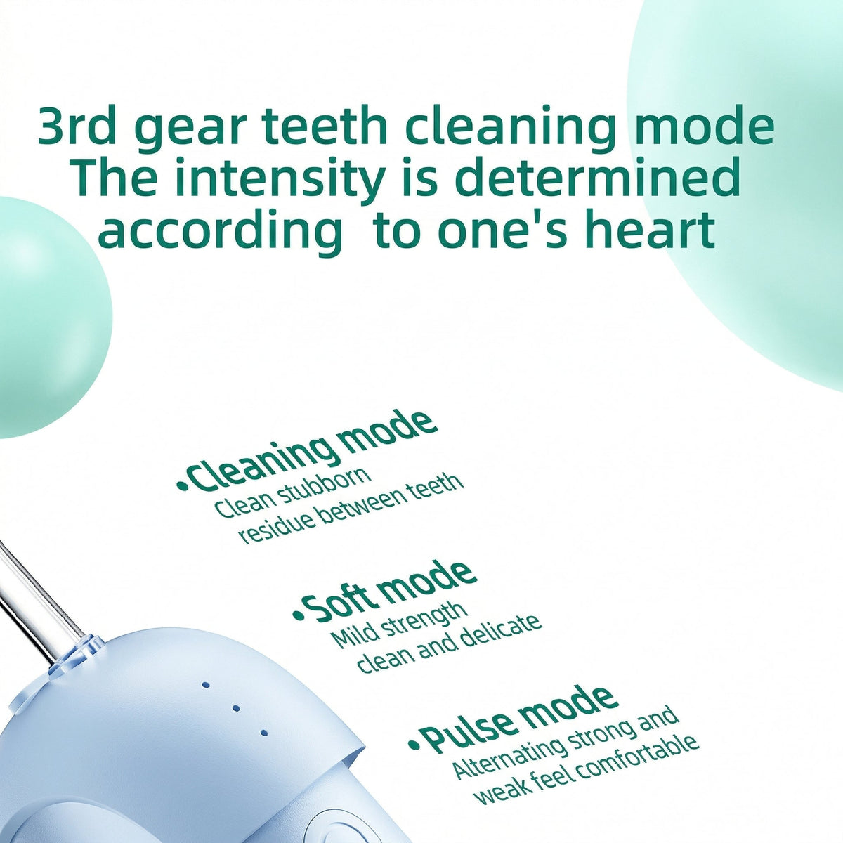 Irrigador oral portátil e kit de branqueamento para limpeza dos dentes | Fioriscas