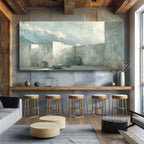 Wall Art Mountain Courtyard Ceramic Vessels - Neutralighting
