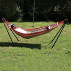 Two-Person Garden Hammock With Stand, 200kg Weight Capacity