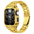 Nerezový ocelový pásek a pouzdro Alera pro Apple Watch, vše v jednom