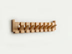 Solid Wood Coat Rack For Wall, Kaeluo Piano-Inspired Hook Design