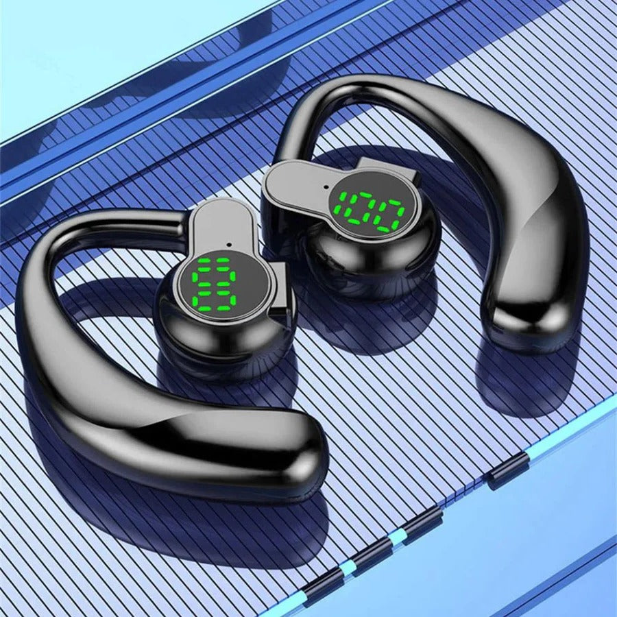 Wireless Noise Canceling Bluetooth Ear Hook Headphones