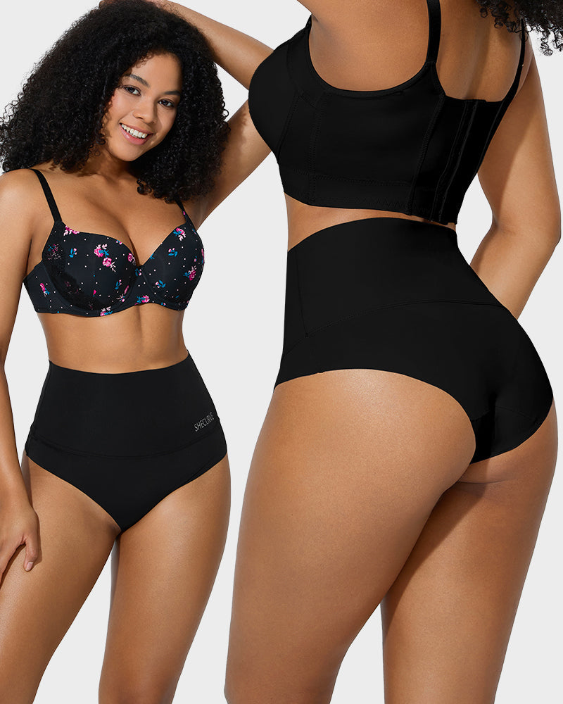 3-Pack High Waisted Tummy Control Briefs | Fioriscas