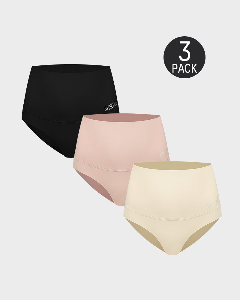 3-Pack High Waisted Tummy Control Briefs | Fioriscas
