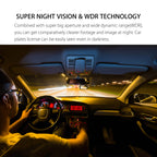 Dash Cam With Dual Front-Rear Cameras, 1080P And 4-Inch LCD