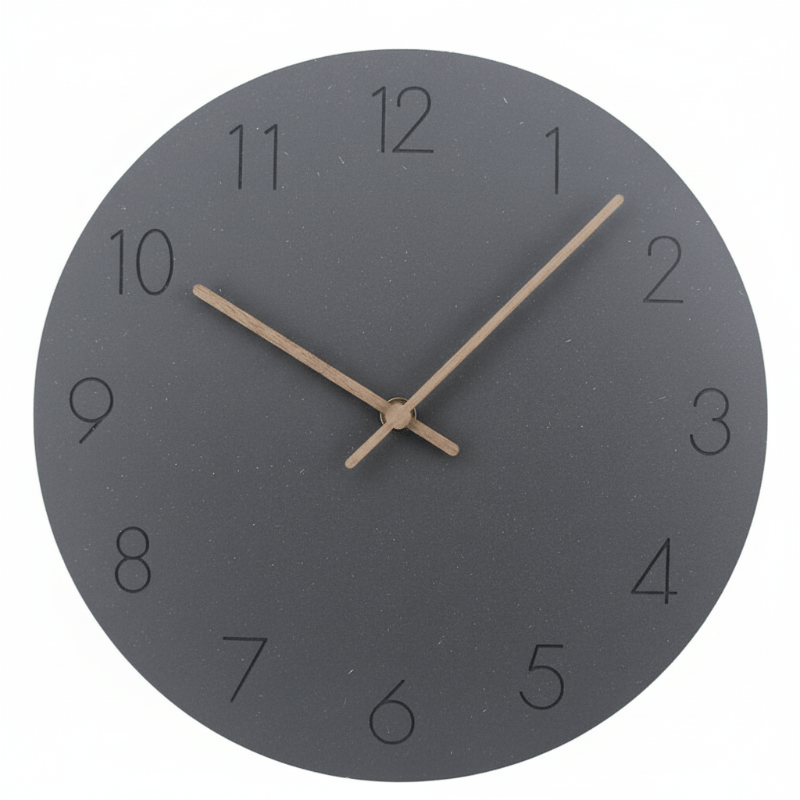 Horloge murale silencieuse de style nordique pour les pièces modernes - Fioriscas