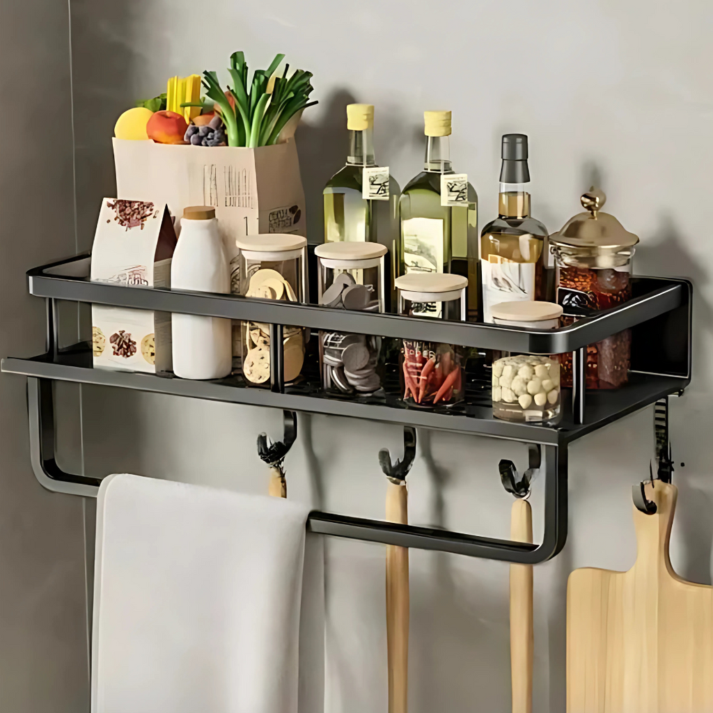 Kitchen Wall Storage Shelf Tower Trail