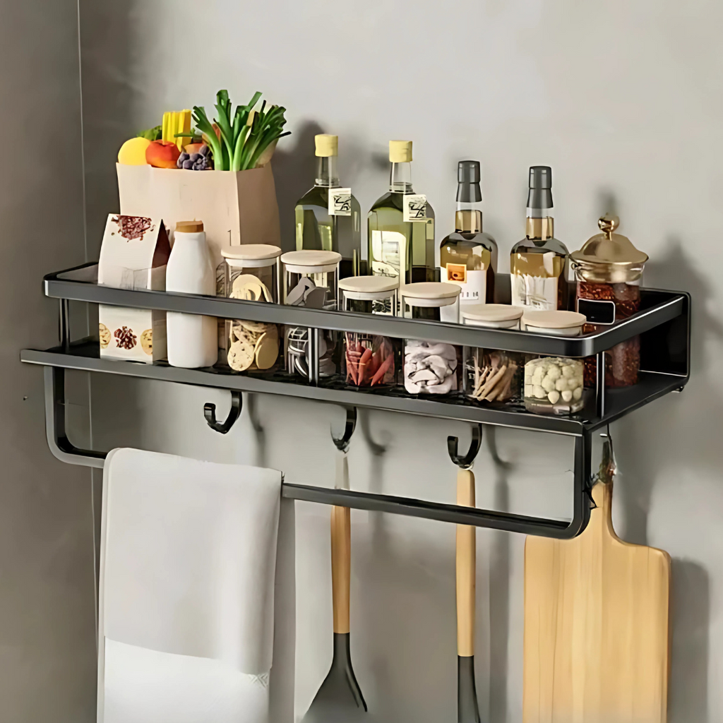 Kitchen Wall Storage Shelf Tower Trail
