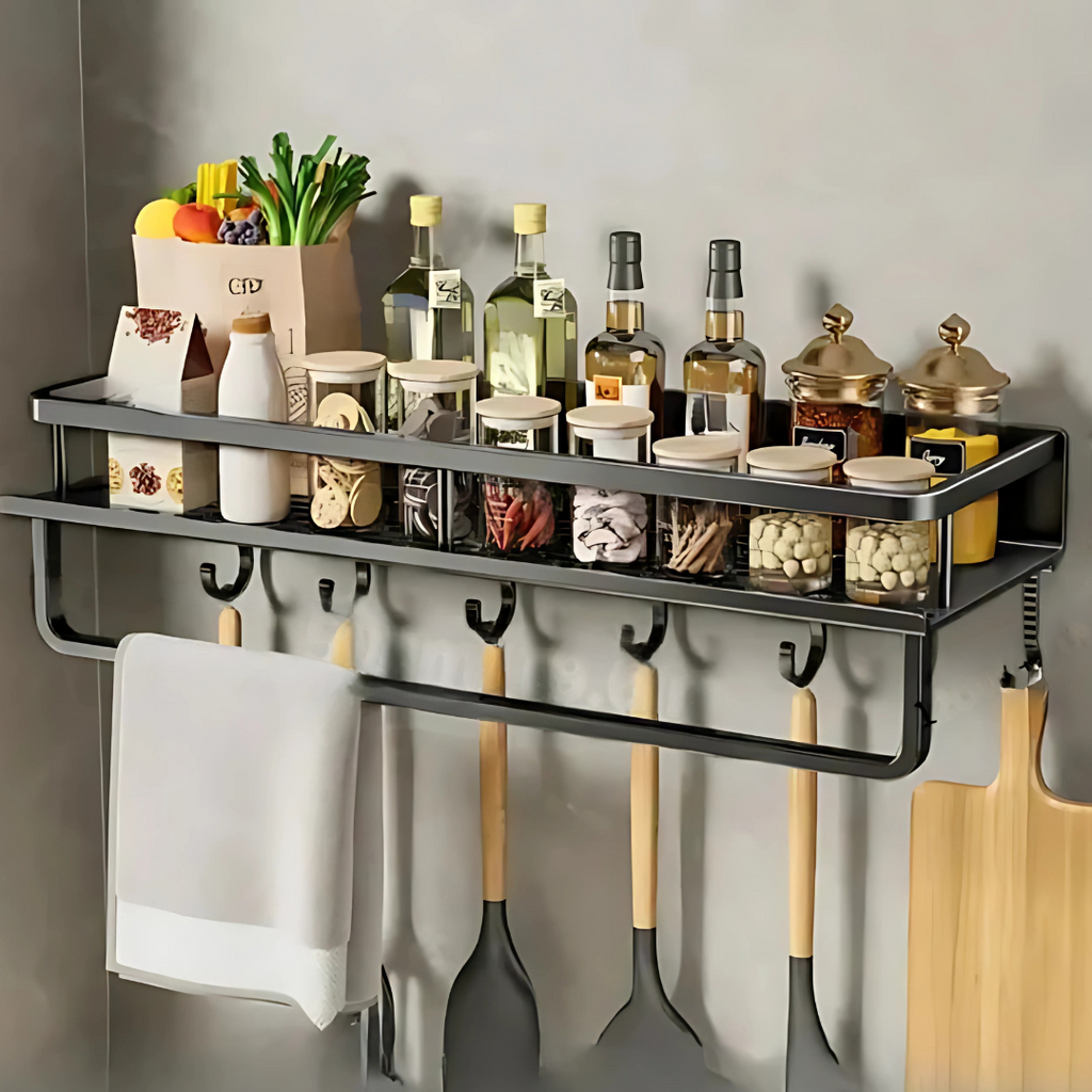 Kitchen Wall Storage Shelf Tower Trail