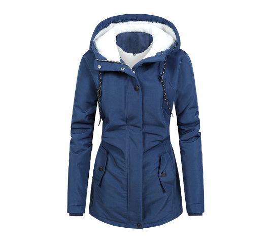 Nordhaven gewatteerde waterdichte winterjas met capuchon voor dames