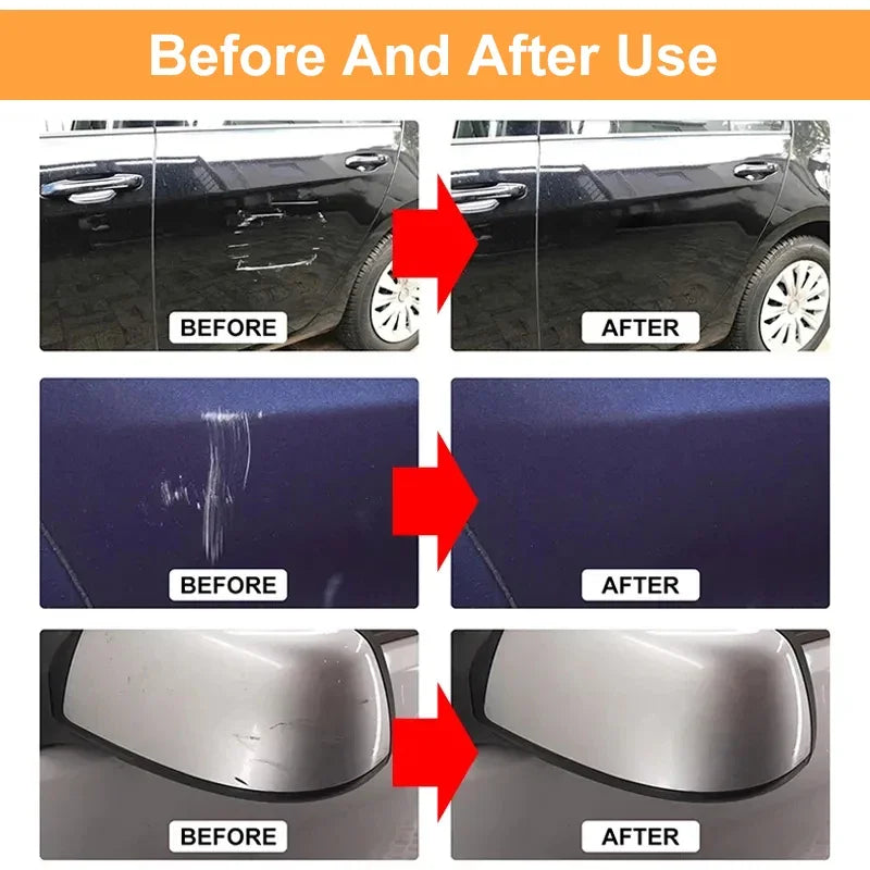 Pâte réparatrice pour rayures de voiture ScratchShield avec éponge applicatrice