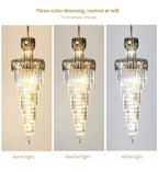 Bellamy French Empire Crystal Chandelier, Polished Chrome Finish