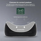 カー用ネック＆腰サポートピロー、SomniCare調節可能ヘッドレストクッション
