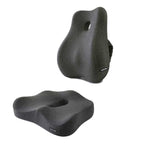 NovaLum Memory Foam Lumbar & Seat Cushion Set for Car and Office