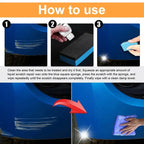 Pâte réparatrice pour rayures de voiture ScratchShield avec éponge applicatrice
