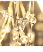 Křišťálový lustr Asterra Dandelion s moderním stropním designem