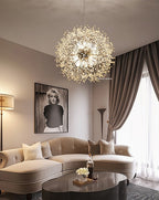 Křišťálový lustr Asterra Dandelion s moderním stropním designem