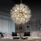 Křišťálový lustr Asterra Dandelion s moderním stropním designem