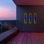 Applique murale noire élégante, luminaire LED Nyx pour murs extérieurs