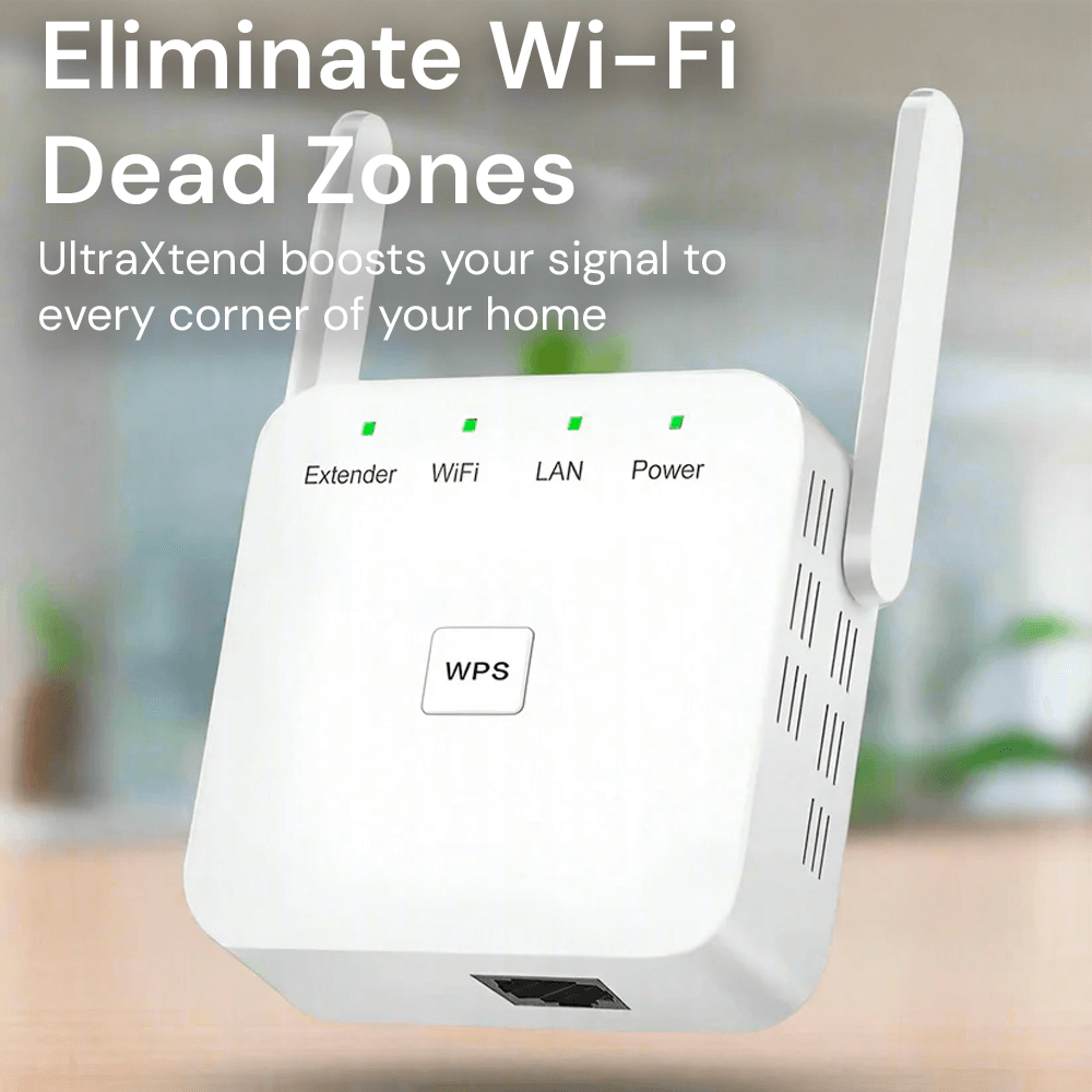 Dual-Band WiFi Range Extender For Home & Garden, AeroLink, Up to 1200 Mbps