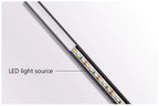 מנורת רצפה דקה מאלומיניום עם LED, בגוונים חמים, לבנים ובמצבי עמעום