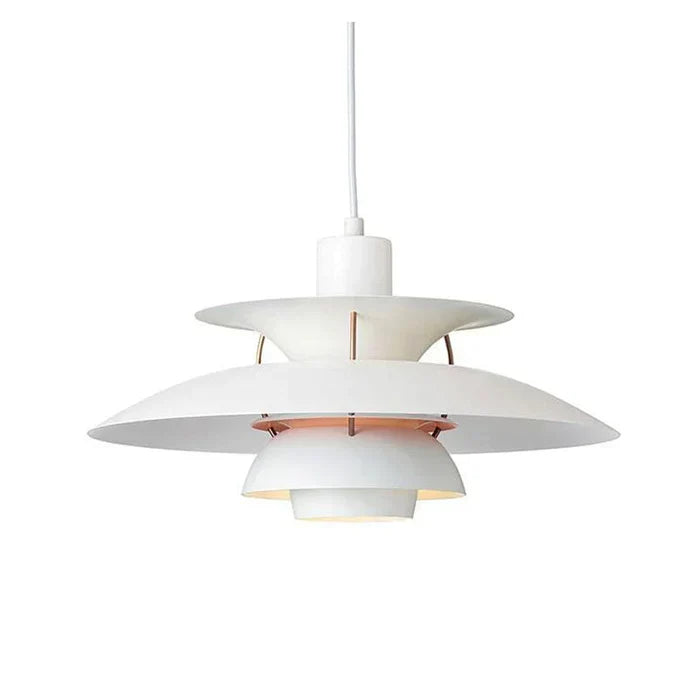 Lampa wisząca LED Morandi z wielokolorowym metalowym kloszem do salonu | Fioriscas
