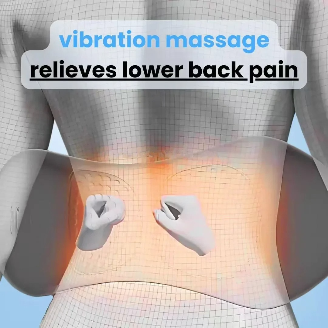 LuminaBack-massager til lindring af rygsmerter med varmefunktion