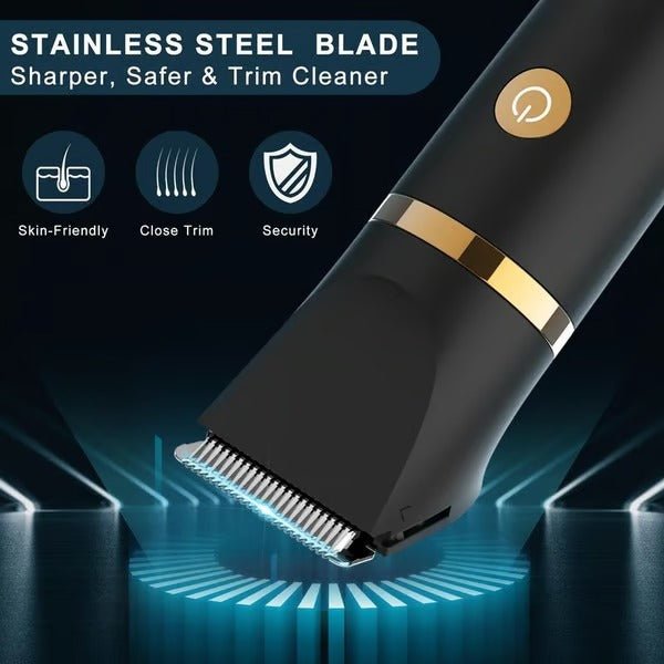 3-in-1 Waterproof Body & Intimate Razor for Men - Fioriscas