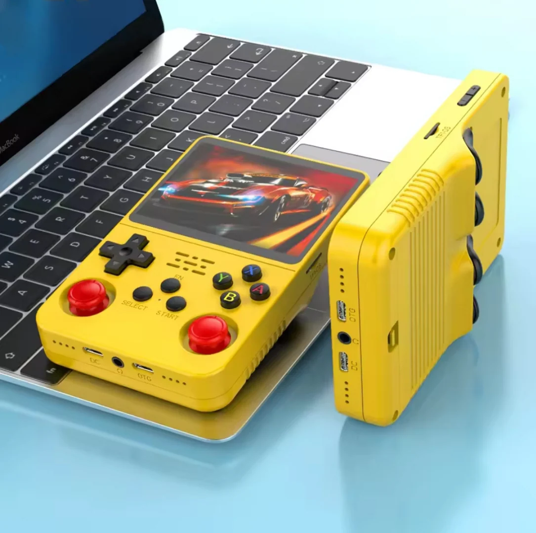 Kapesní herní konzole KairoPlay v retro stylu, vestavěná knihovna her, HDMI