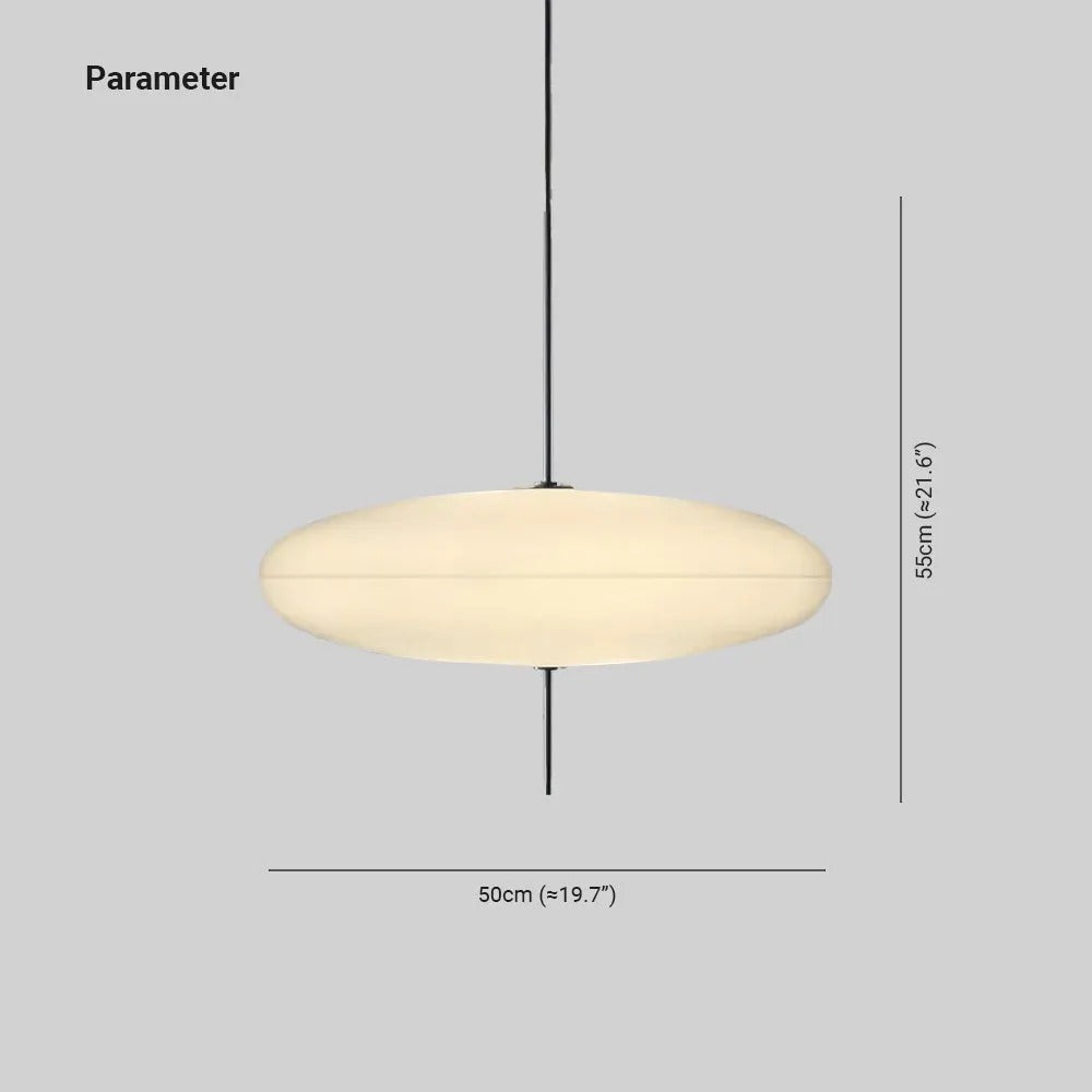Lampada a sospensione singola ovale moderna nordica Quor | Fioriscas