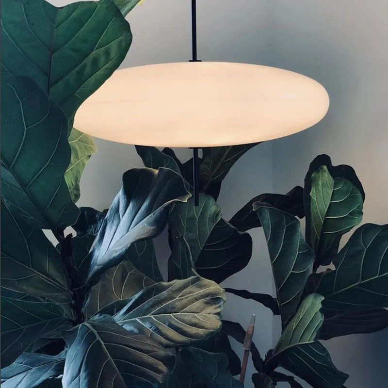 Lampada a sospensione singola ovale moderna nordica Quor | Fioriscas