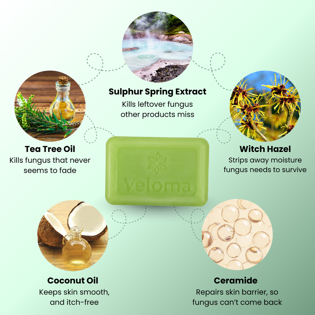 Antifungal rensebar til irriteret hud | Fioriscas