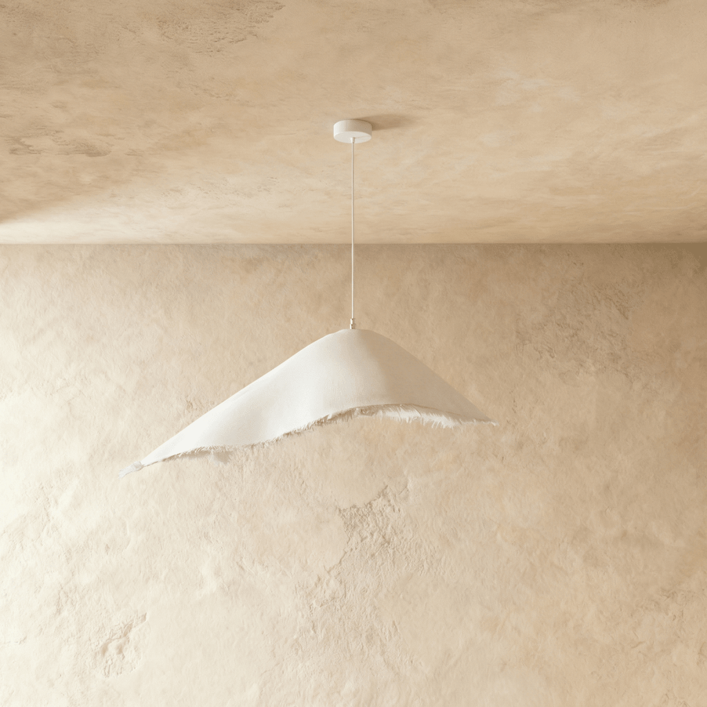 NovaWeave Fiberglass Pendant Light With Seamless Finish