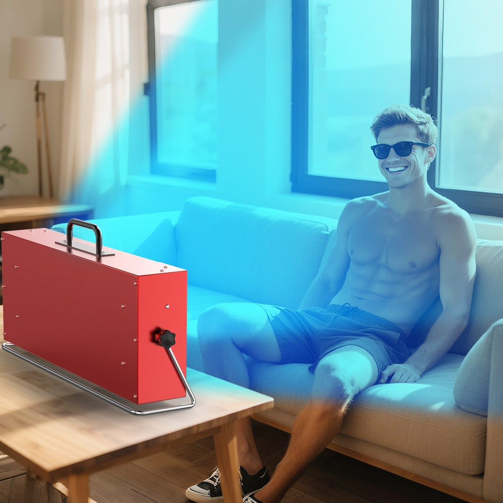 Indoor UV Tanning Light With 180 Degree Adjustable Angles For Face And Body