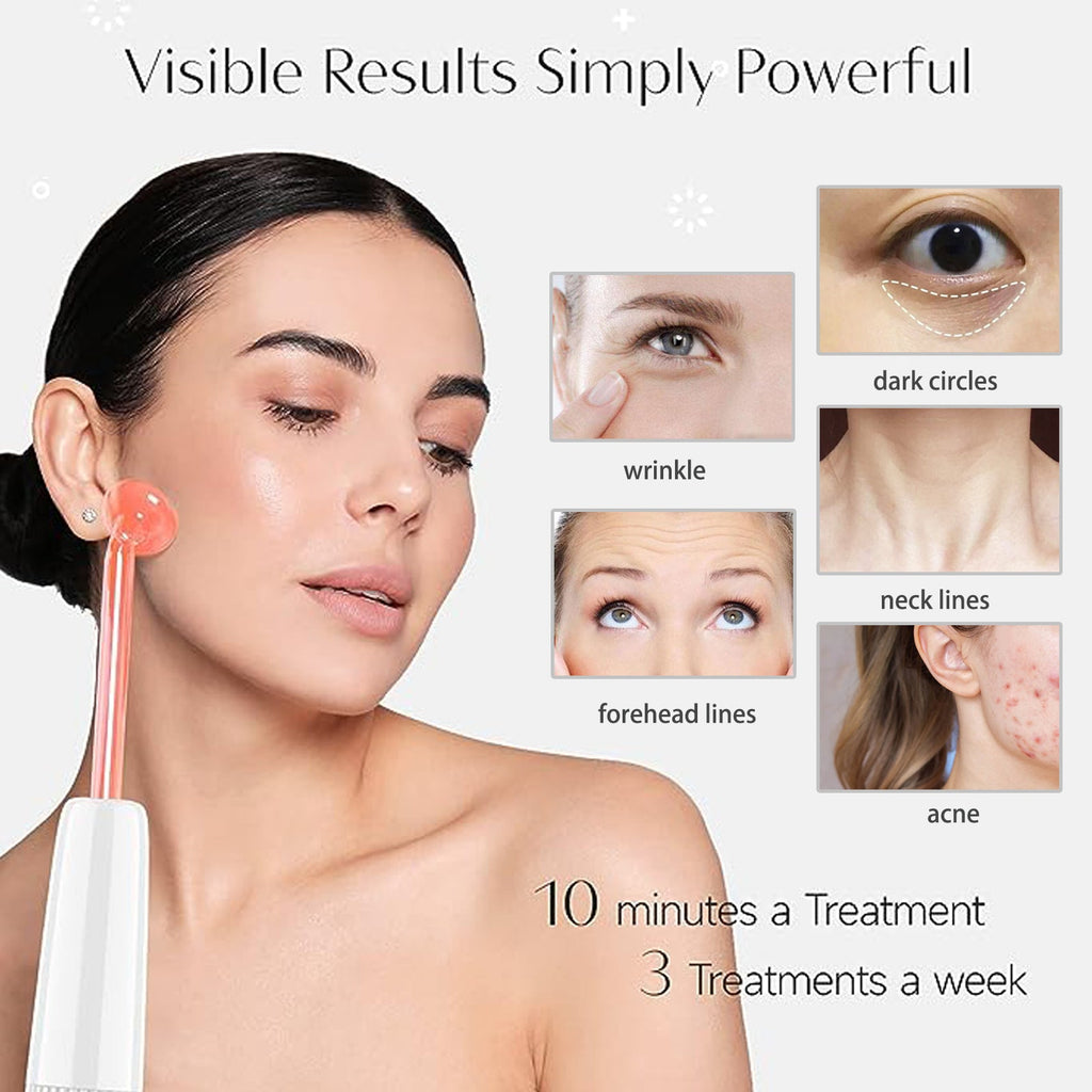 Radiant Skin With High Frequency Wand For Home Session | Fioriscas
