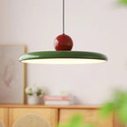 Lunara Pendelleuchte mit Glasscheibe, von Bauhaus inspirierte skandinavische LED-Leuchte