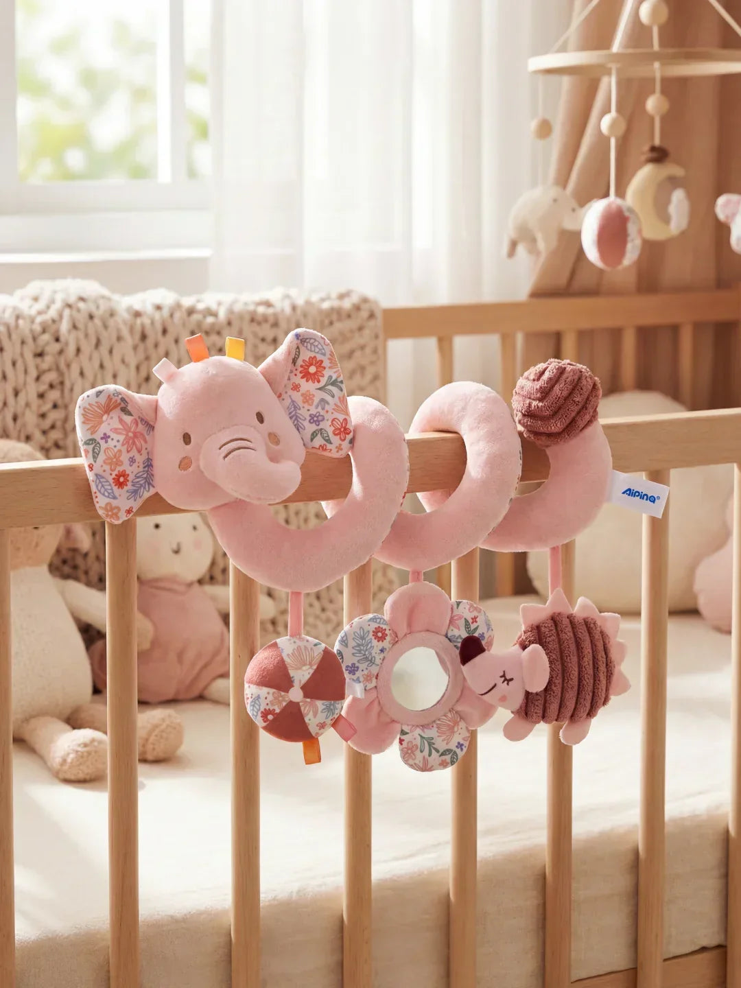 Sensory Wrap-Around Baby Bed Toy | Fioriscas