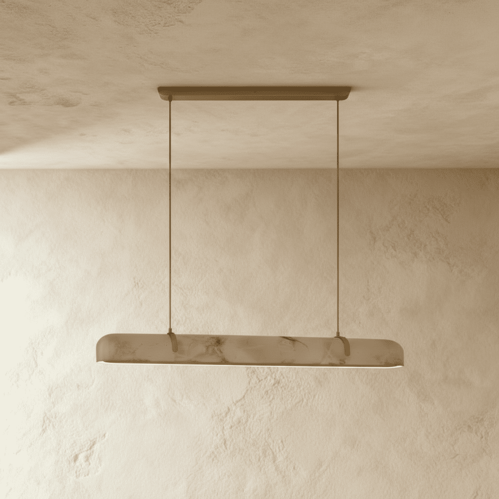 Astra Copper Alabaster Chandelier for Modern Dining Rooms and Kitchen Islands