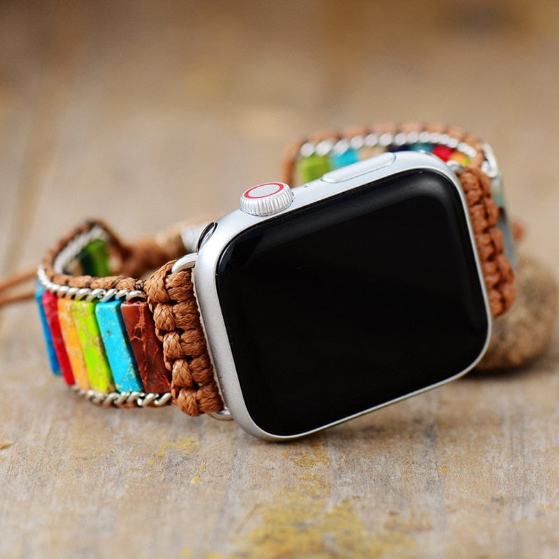 おしゃれを求める方に、ハンドメイドブレスレット風Boho Apple Watchラップバンド Elirion | Fioriscas