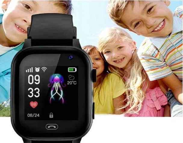 שעון חכם NaviKid לילדים עם 4G, מעקב GPS, שיחות וידאו וכפתור SOS