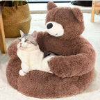 Lit douillet pour chat, sécurisant et confortable - Fioriscas