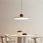 Lunara Pendelleuchte mit Glasscheibe, von Bauhaus inspirierte skandinavische LED-Leuchte