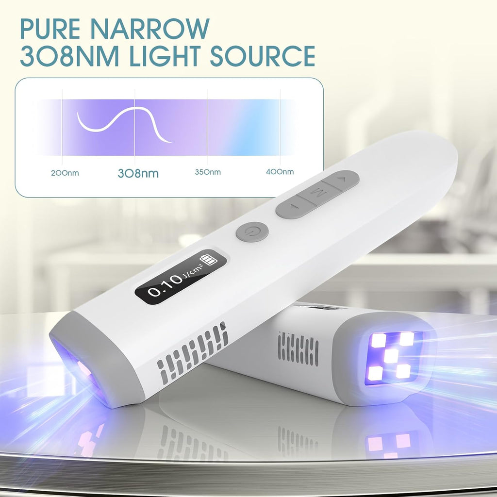 Handheld UVB Light 308nm Device For Home Use Skin Care