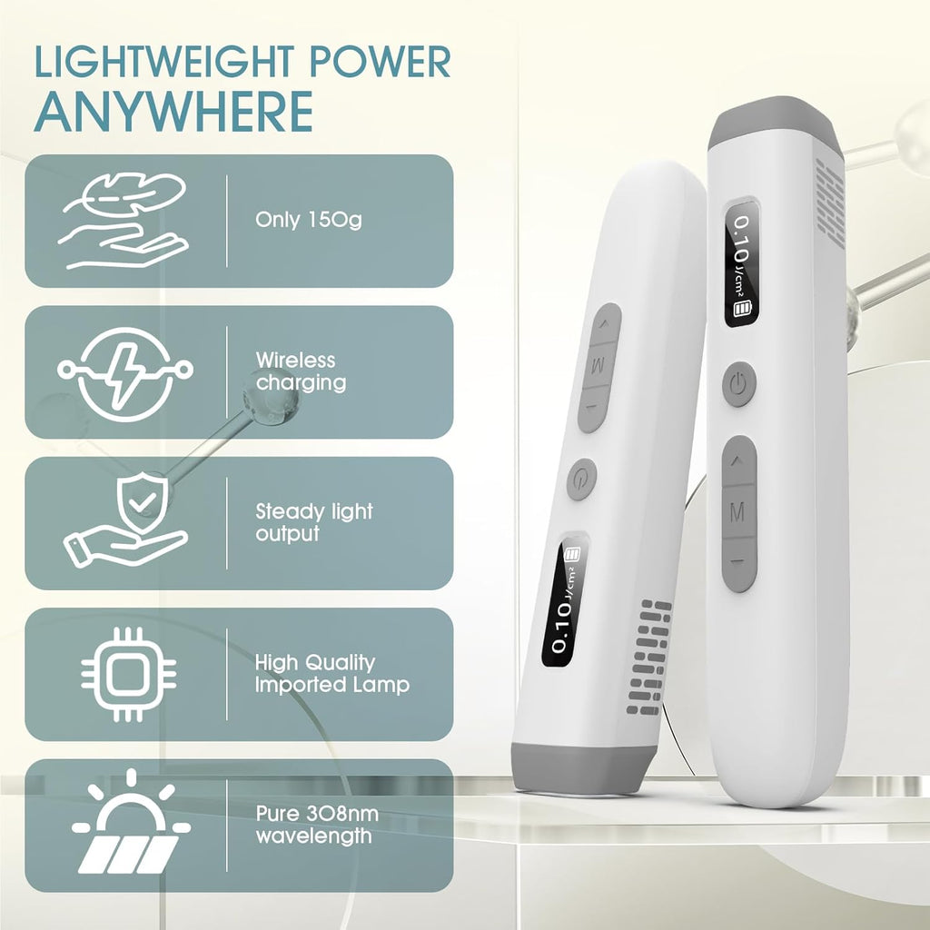 Handheld UVB Light 308nm Device For Home Use Skin Care
