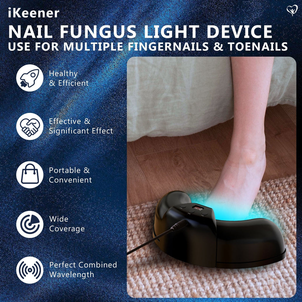 Lampe de bien-être bleue et infrarouge pour des ongles plus nets et plus sains