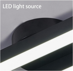 Ultra-Slim LED Semi-Flush Ceiling Light in Aluminum, LumenVale