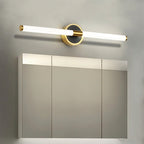 Aero Luxe lineární nástěnná lampa moderní hliník a akryl koupelnové a toaletní osvětlení